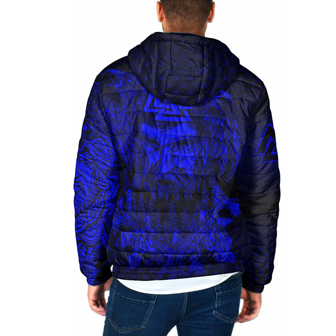 viking-clothing-viking-odin-raven-tattoo-style-blue-version-padded-hooded-jacket