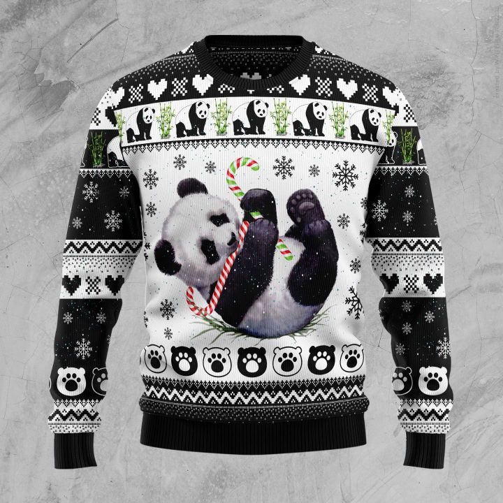panda-xmas-ugly-christmas-sweater