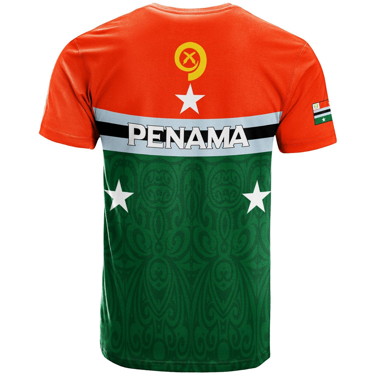 Vanuatu Penama Province T Shirt Flag Style LT12 - Wonder Print Shop