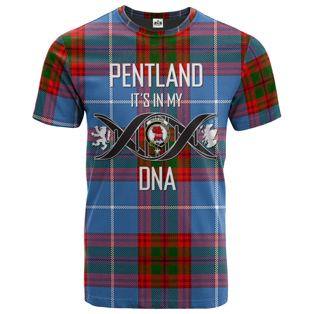 scottish-pentland-clan-dna-in-me-crest-tartan-t-shirt
