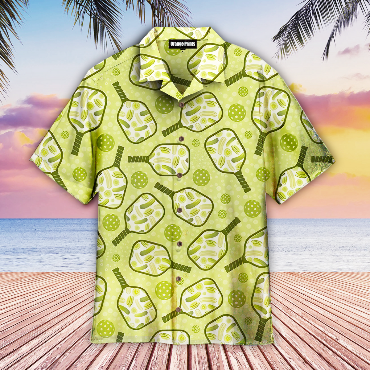 Pickleball Nature Hawaiian Shirt - Wonder Print Shop