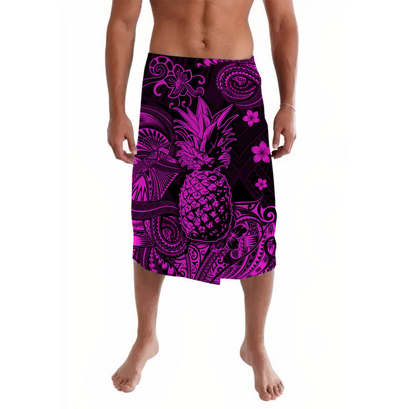 Hawaii Pineapple Polynesian Lavalava Unique Style - Pink LT8 - Wonder Print Shop