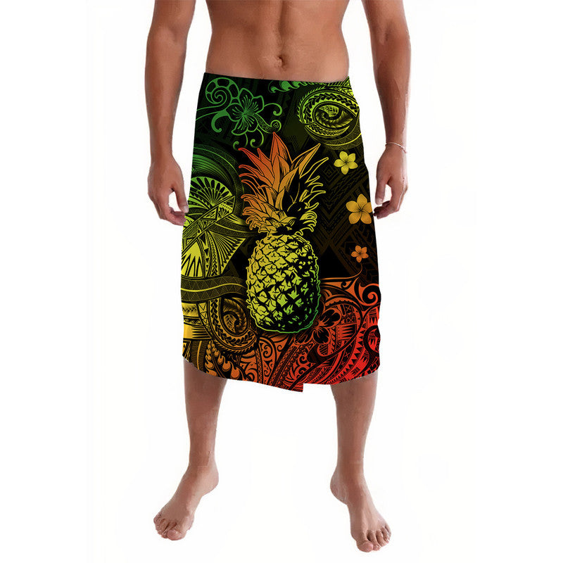 Hawaii Pineapple Polynesian Lavalava Unique Style - Reggae LT8 - Wonder Print Shop