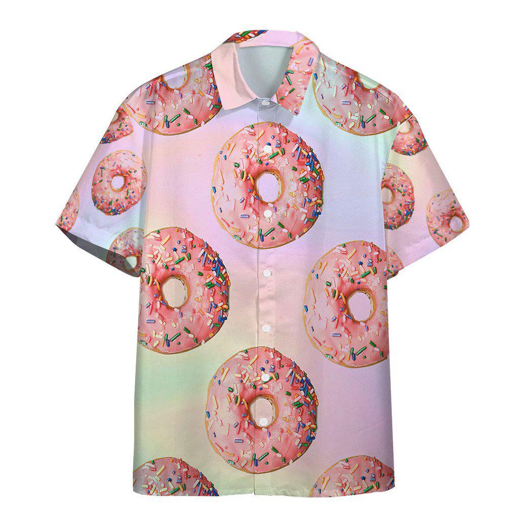 Pink Donuts Hawaiian Shirt - Wonder Print Shop