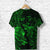Custom Pisces Zodiac Polynesian T Shirt Unique Style Green LT8 - Wonder Print Shop