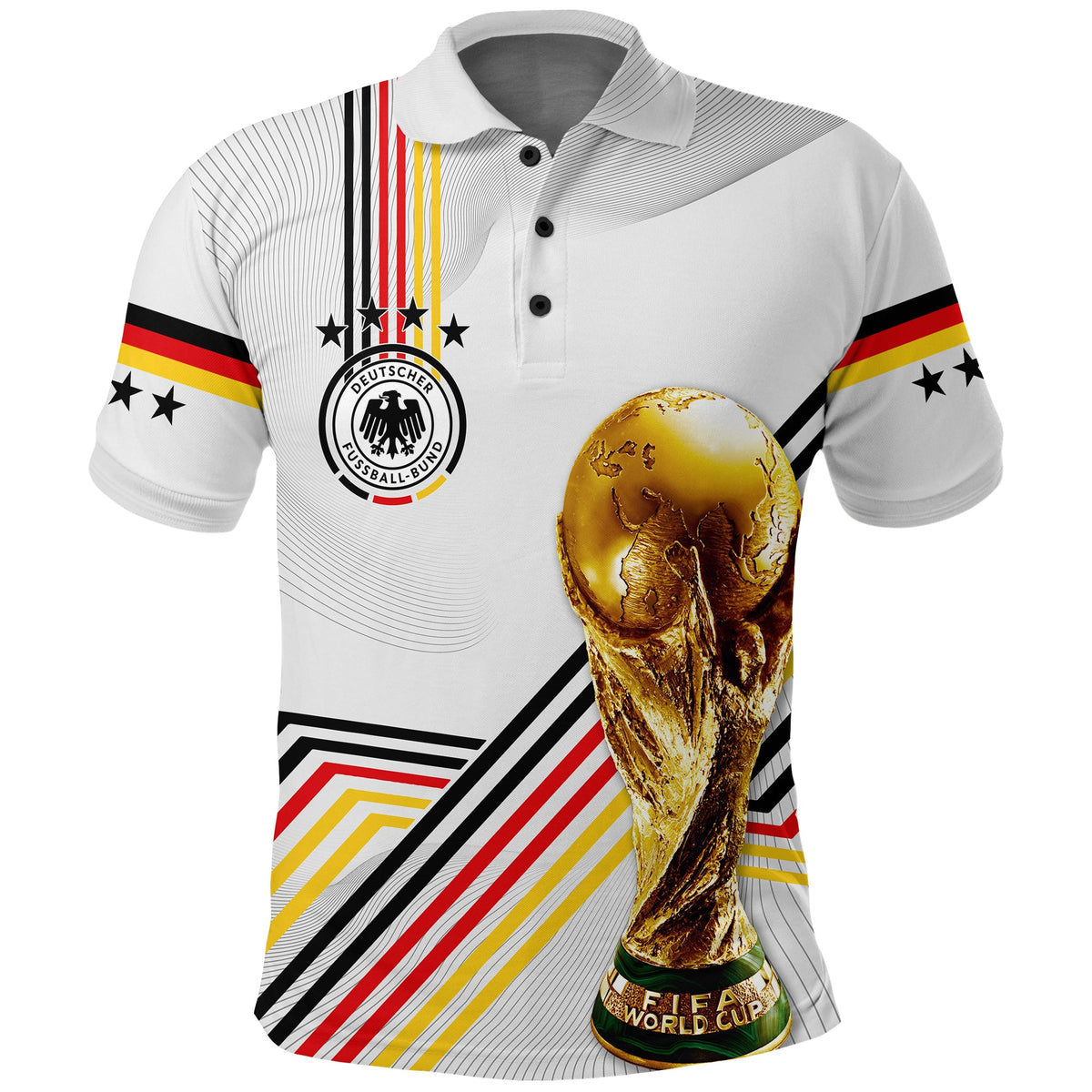 Custom Germany Polo Shirt Football 2022 Champions - Wonder Print Shop