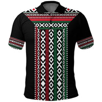 Kuwait Al Sadu Pattern Polo Shirt Modern Style - Wonder Print Shop