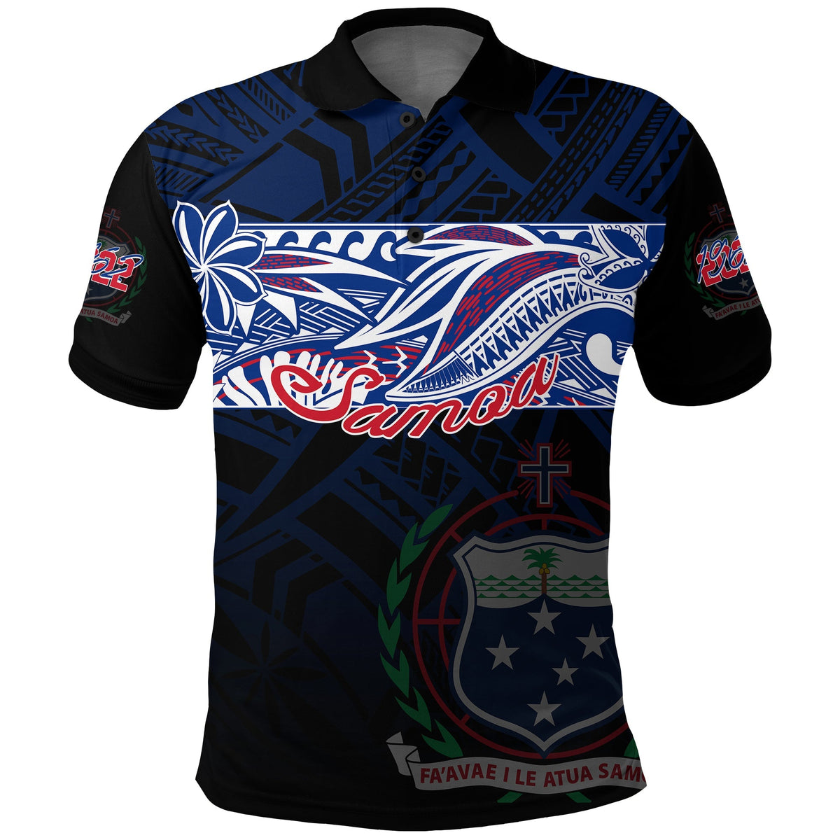 Custom Samoa Polo Shirt 60th Independence Anniversary - Wonder Print Shop