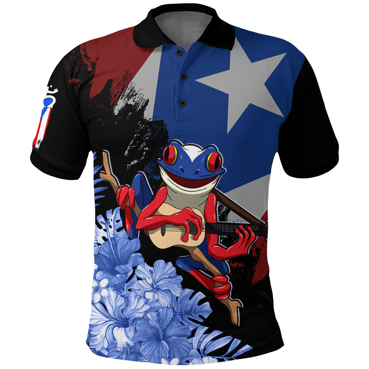 Puerto Rico Polo Shirt Soy De Aqui Como El Coqui - Wonder Print Shop