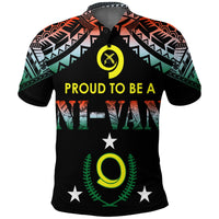 Vanuatu Proud To Be A Ni Van Polynesian Pattern Polo Shirt Penama Province - Wonder Print Shop
