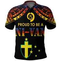 Vanuatu Proud To Be A Ni Van Polynesian Pattern Polo Shirt Tafea Province - Wonder Print Shop