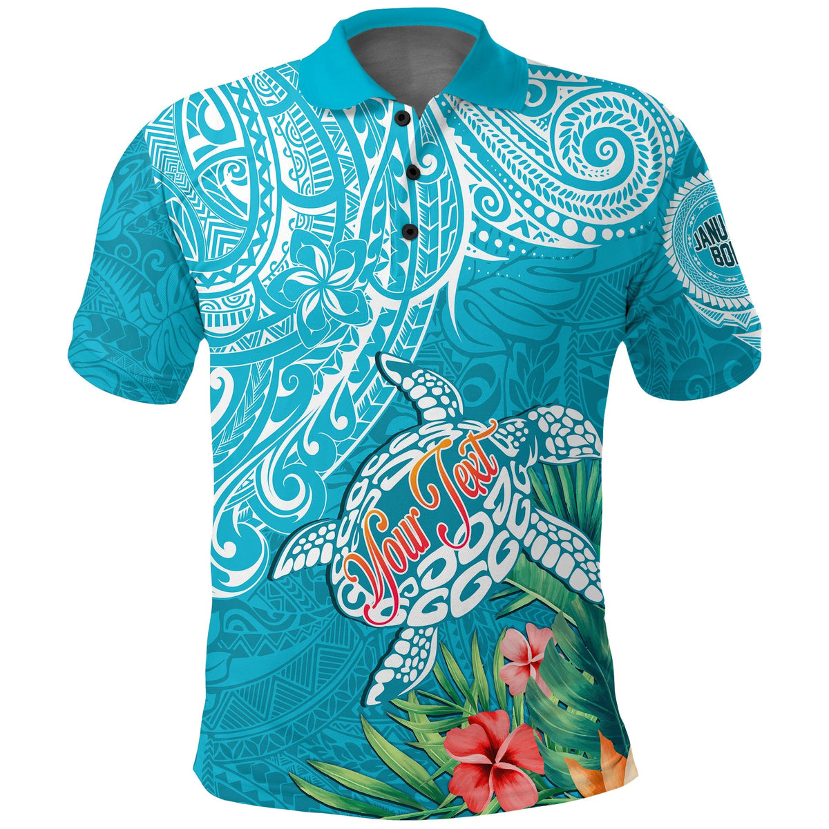 Custom Polynesian Polo Shirt Legends Are Born In January - Wonder Print Shop
