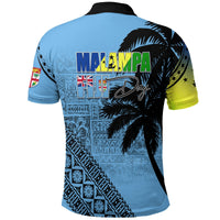 Malampa Fiji Day Polo Shirt Flags Mix Style - Wonder Print Shop