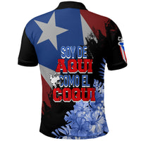 Puerto Rico Polo Shirt Soy De Aqui Como El Coqui - Wonder Print Shop