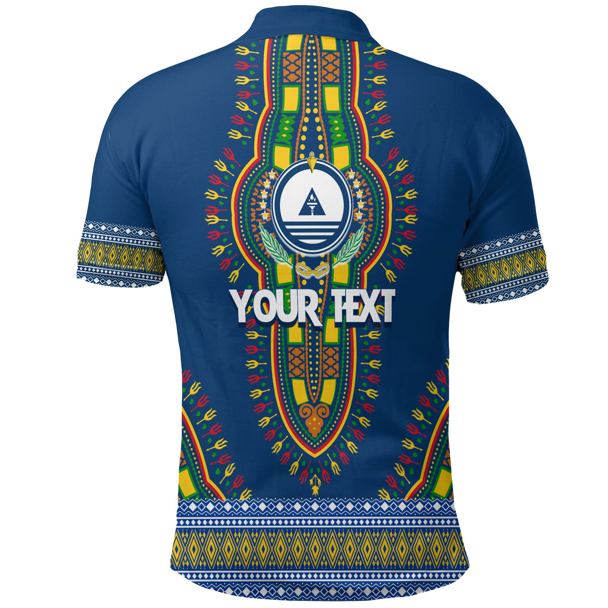 Kabu Verdi Dashiki Design Custom Polo Shirt Proud Cape Verdean - Wonder Print Shop