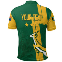 Custom South Africa Polo Shirt Rugby 7s 2022 Champion Springboks - Wonder Print Shop