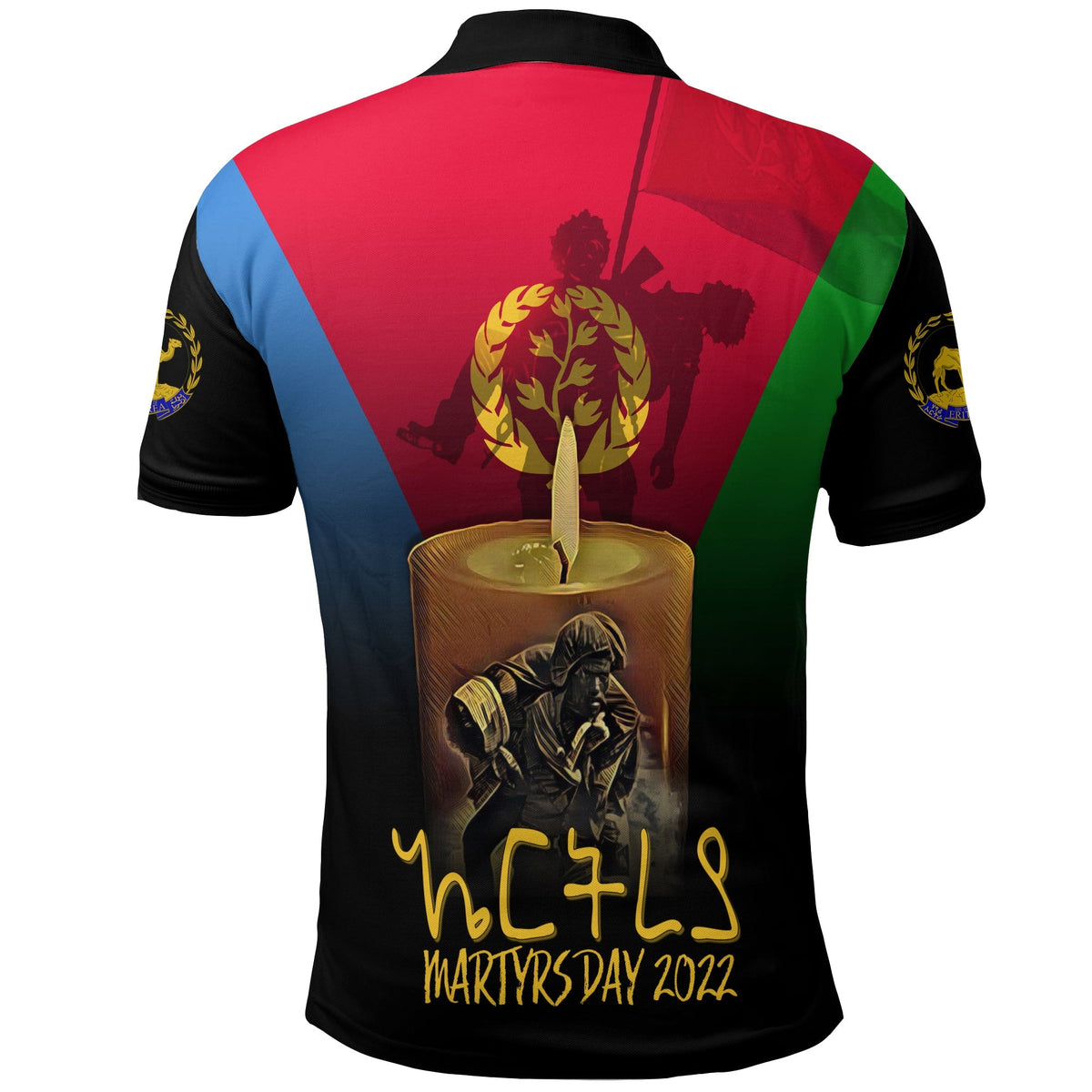 Custom Eritrea Martyrs Day Polo Shirt Eternal Glory - Wonder Print Shop
