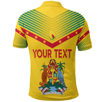 Grenada Polo Shirt Independence Day Geometric Style Ver 02 - Wonder Print Shop