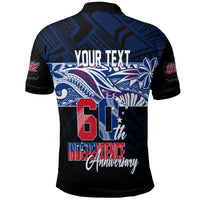 Custom Samoa Polo Shirt 60th Independence Anniversary - Wonder Print Shop