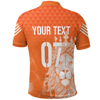Custom Netherlands Polo Shirt Football 2022 Oranje Lions - Wonder Print Shop
