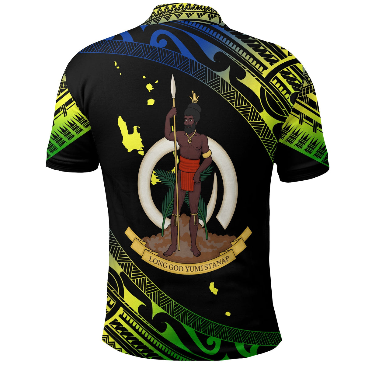 Vanuatu Proud To Be A Ni Van Polynesian Pattern Polo Shirt Malampa Province - Wonder Print Shop