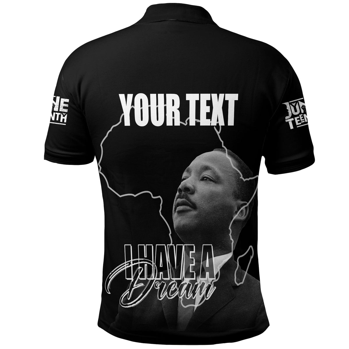 Juneteenth MLK Custom Polo Shirt Freedom Day - Wonder Print Shop