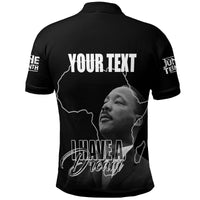 Juneteenth MLK Custom Polo Shirt Freedom Day - Wonder Print Shop