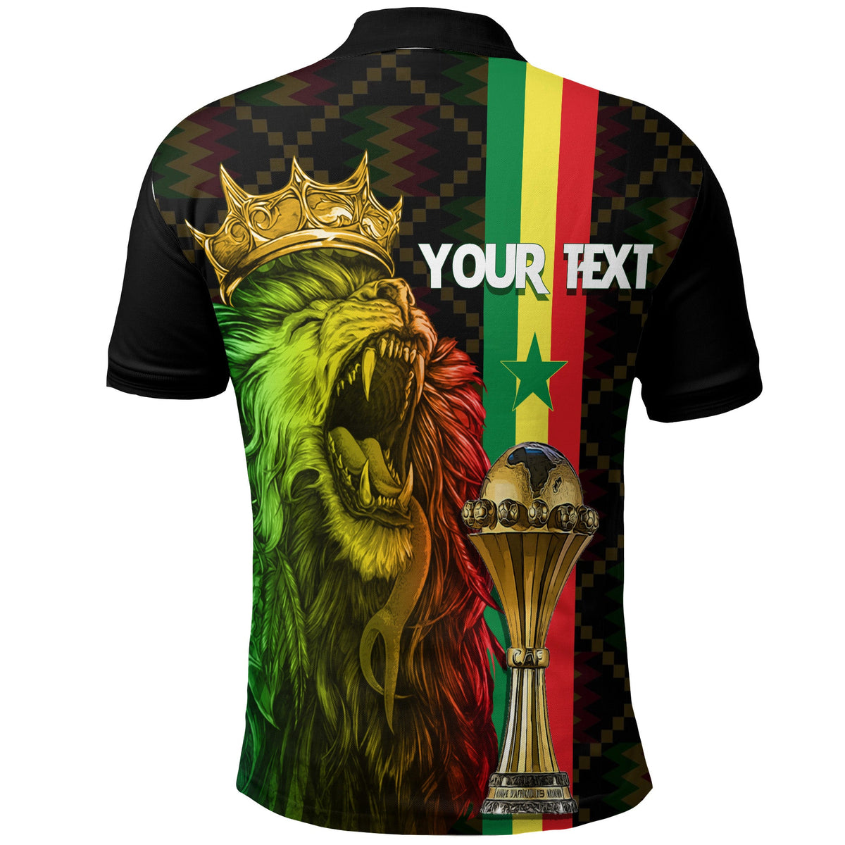 Senegal Football Champion Custom Polo Shirt History Makers - Wonder Print Shop