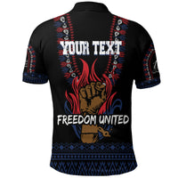 Juneteenth Dashiki Custom Polo Shirt Freedom United - Wonder Print Shop