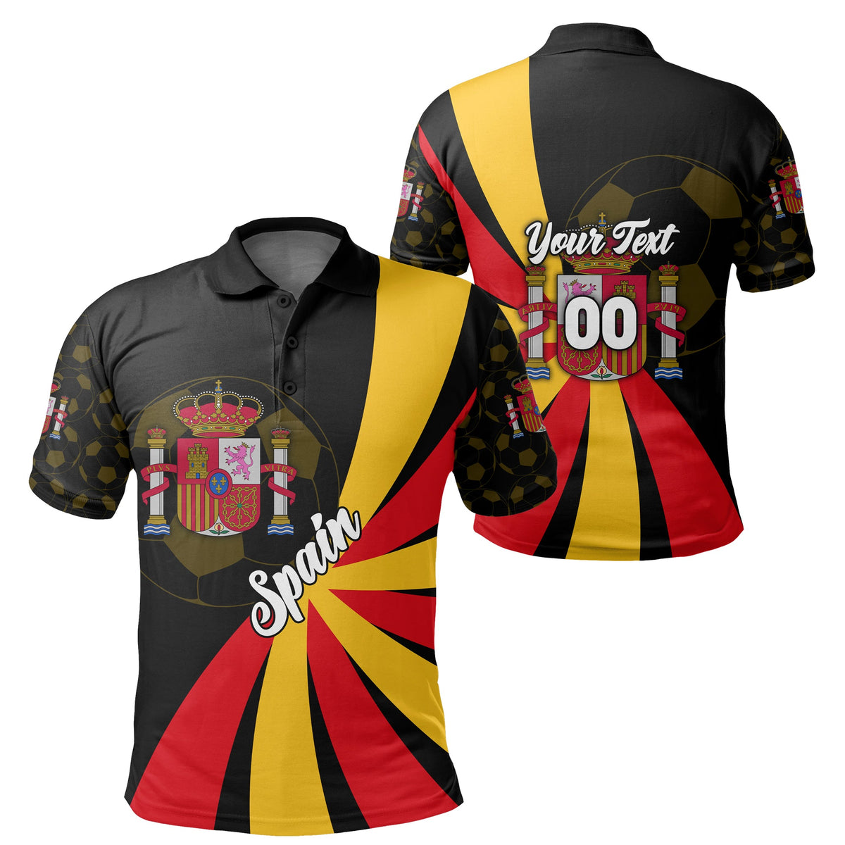 Custom Spain Polo Shirt Football 2021 Sport Style LT16 - Wonder Print Shop