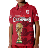 England Football Qatar 2022 Polo Shirt We Are The Champions - Wonder Print Shop