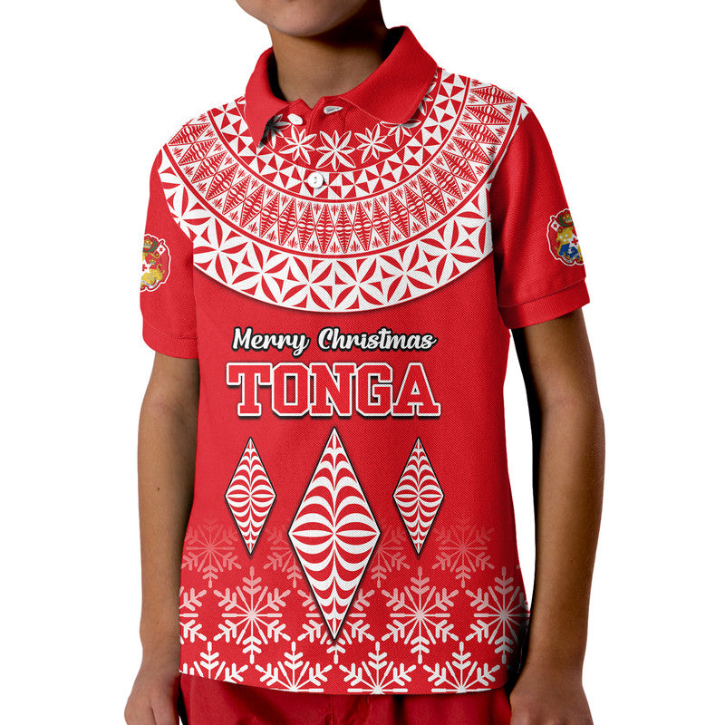 Tonga Kupesi Ngatu Merry Polo Shirt Christmas - Wonder Print Shop