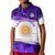 Custom Argentina Sol de Mayo La Albiceleste Flag Style Polo Shirt Purple - Wonder Print Shop
