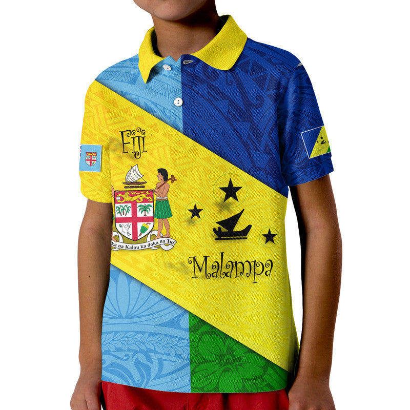 Custom Malampa Fiji Day Polo Shirt Polynesian Line Arty Style - Wonder Print Shop