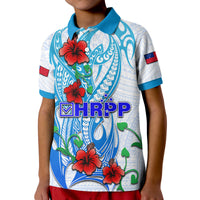 Custom Special Samoa HRPP Party Polo Shirt Tribal Samoan Hibiscus Design - Wonder Print Shop