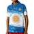 Argentina Sol de Mayo La Albiceleste Flag Style Polo Shirt Blue - Wonder Print Shop