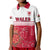 Custom Wales Football Qatar 2022 Cymru Polo Shirt Coat Of Arms Red - Wonder Print Shop