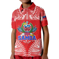 Custom Toa Samoa Polynesian Rugby Polo Shirt Samoan Flag Red Color - Wonder Print Shop