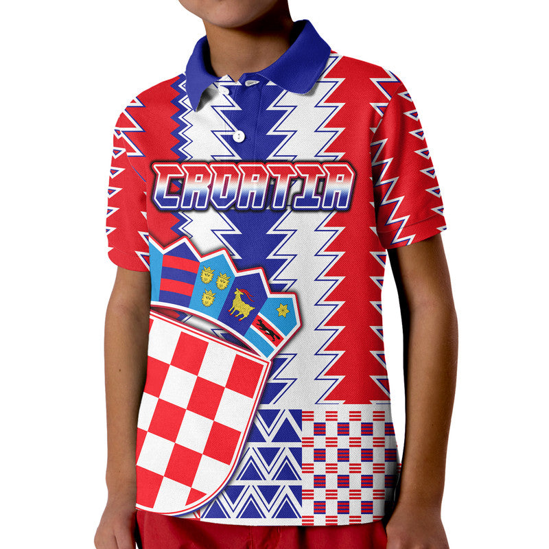 Custom Croatia Football Polo Shirt Sport Style - Wonder Print Shop