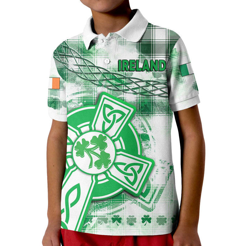 Ireland Cross Cricket Team Polo Shirt Celtic Irish Green Pattern Unique - Wonder Print Shop