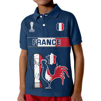 France Rooster Les Bleus Football Polo Shirt - Wonder Print Shop