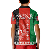 Afghanistan Mens Cricket Team Afghan Traditional Pattern Polo Shirt - Wonder Print Shop