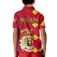 Belgium Football Champions Great Polo Shirt Coat Of Arms - Wonder Print Shop