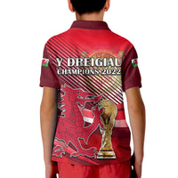 Wales Football Champions Qatar 2022 Sport Style Polo Shirt Red - Wonder Print Shop