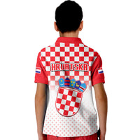 Croatia Hrvatska Football Vibe Polo Shirt - Wonder Print Shop