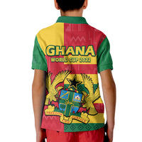 Ghana Football Flag Color Mixed Kente Pattern Polo Shirt - Wonder Print Shop