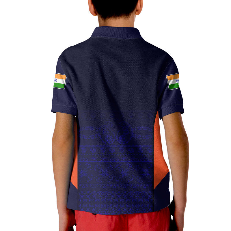 India National Cricket Team Polo Shirt Men In Blue Sports Style - Wonder Print Shop