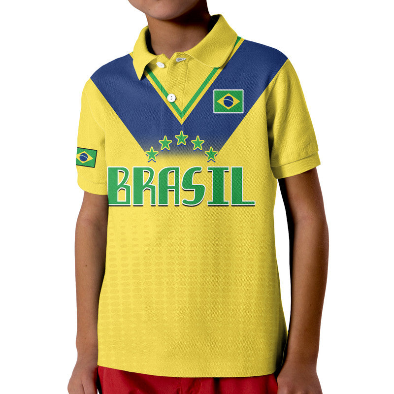 Brazil Football Sub20 Champions South American Polo Shirt - Wonder Print Shop