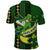 Ireland Celtic Knot Rugby Polo Shirt Irish Gold and Green Pattern - Wonder Print Shop