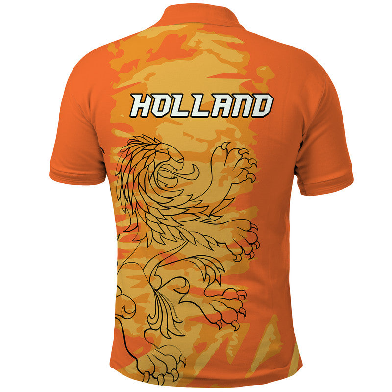 Netherlands Football Oranje Sport Design Polo Shirt - Wonder Print Shop